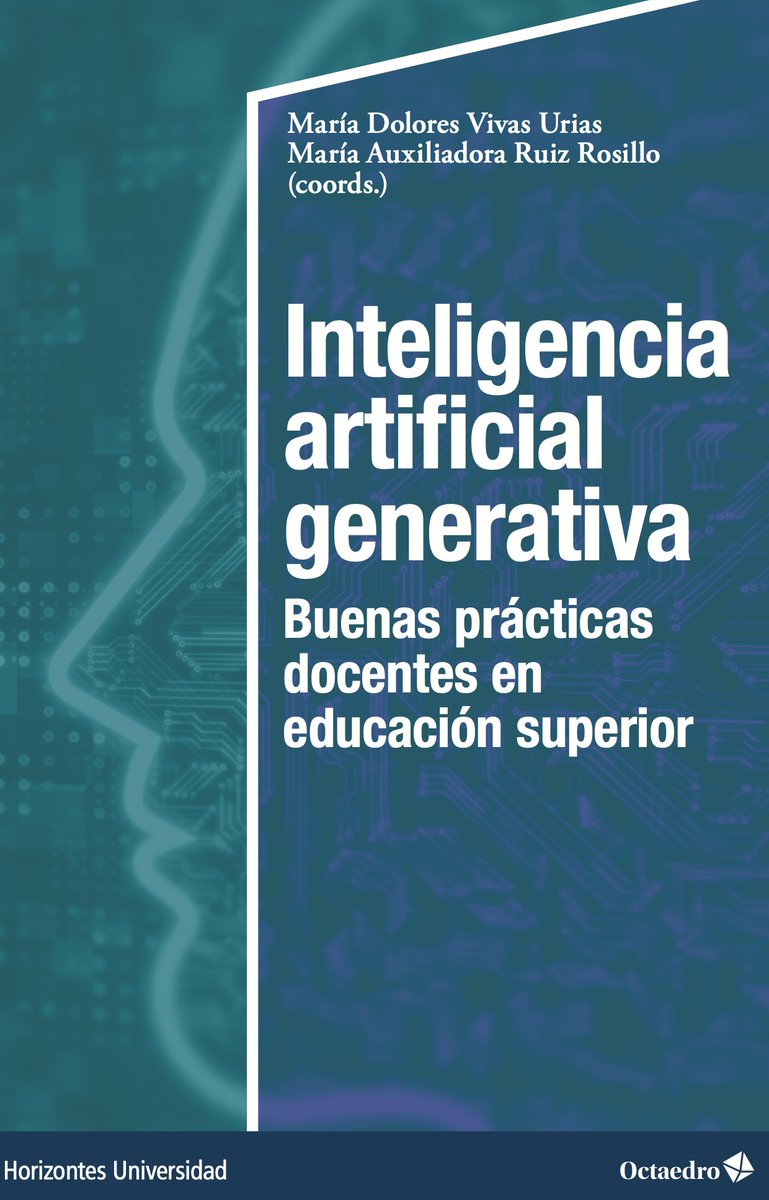 Clara Cordero (@agoraabierta) on Twitter photo ¡Publicación en abierto!
Participo en esta recopilación de buenas prácticas con IA generativa en educación superior.
¡Descárgala gratis aquí!  
👉🏻octaedro.com/libro/intelige…
#IAenEducación #EducaciónSuperior #InnovaciónDocente #AIinEducation #IAeducativa ¡Publicación en abierto!
Participo en esta recopilación de buenas prácticas con IA generativa en educación superior.
¡Descárgala gratis aquí!  
👉🏻octaedro.com/libro/intelige…
#IAenEducación #EducaciónSuperior #InnovaciónDocente #AIinEducation #IAeducativa