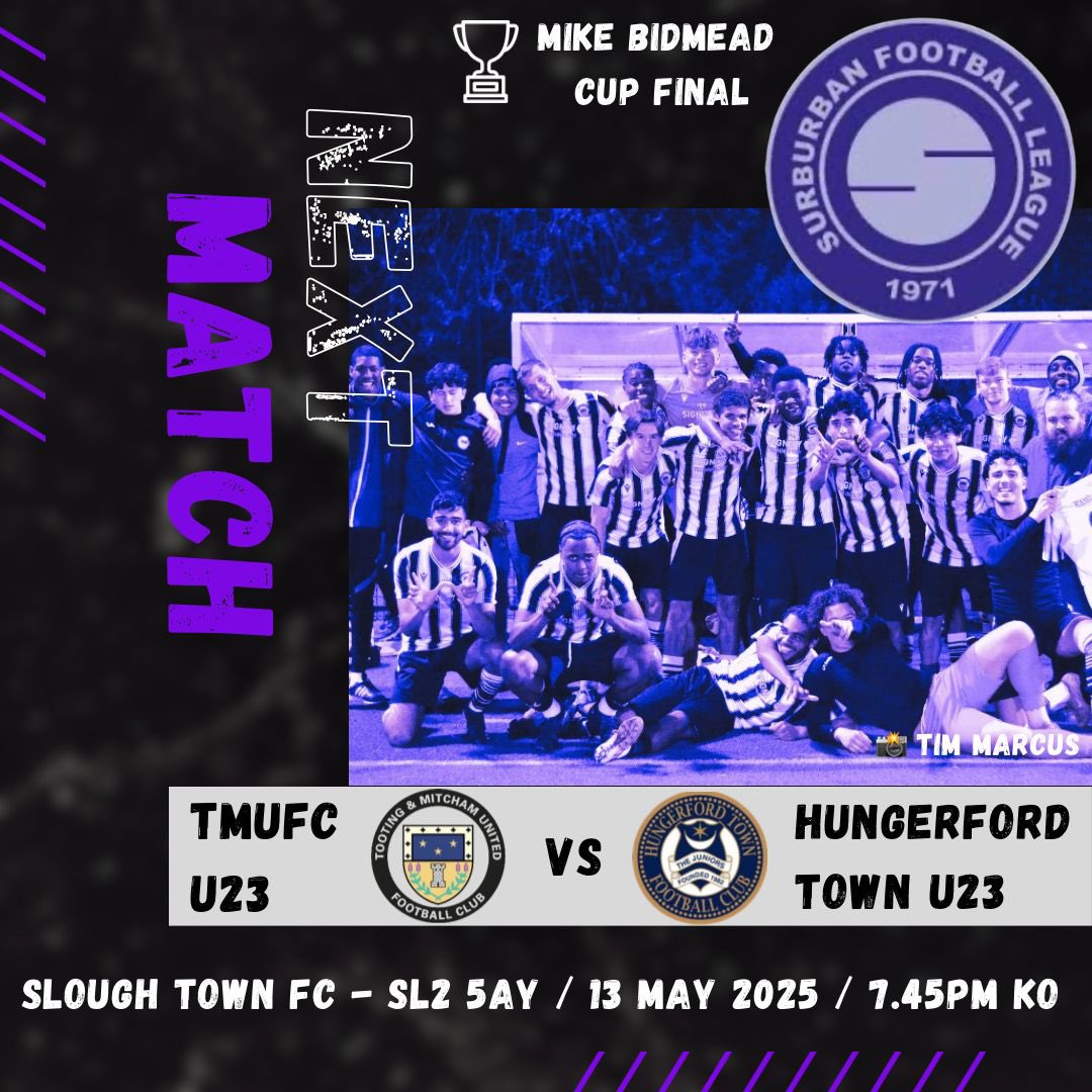 All the best to our U23s who play <a href="/HungerfordU23s/">Hungerford Town U23s</a> in tonight’s League Cup final at Slough Town’s ground.

🖤🤍👍