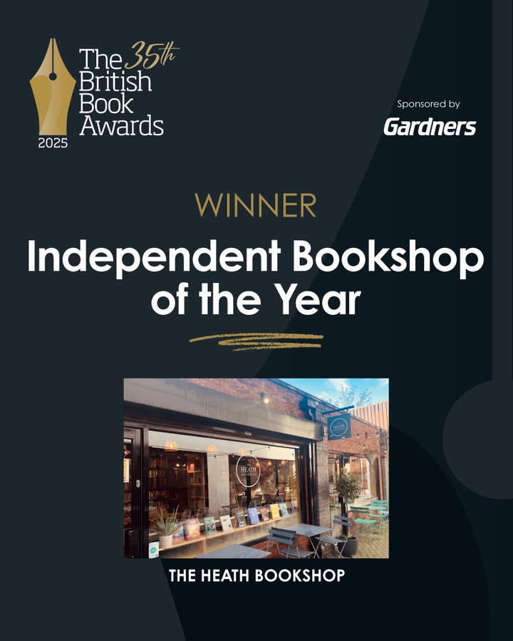 Books Are My Bag (@booksaremybag) on Twitter photo ✨ INDEPENDENT BOOKSHOP OF THE YEAR ✨
Congratulations to The Heath Bookshop in Birmingham!
“Catherine and Claire have created an exciting and fresh kind of bookshop where you feel like you want to hang out."
thebookseller.com/british-book-a… <a href="/thebookseller/">The Bookseller</a>
#Nibbies #BritishBookAwards ✨ INDEPENDENT BOOKSHOP OF THE YEAR ✨
Congratulations to The Heath Bookshop in Birmingham!
“Catherine and Claire have created an exciting and fresh kind of bookshop where you feel like you want to hang out."
thebookseller.com/british-book-a… <a href="/thebookseller/">The Bookseller</a>
#Nibbies #BritishBookAwards