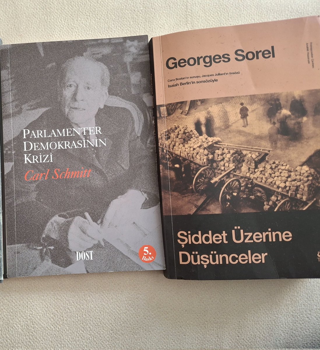 Latince bookteus loopus yani kitap dongusu olarak bilinen donguye girdim. Dunya karisik, bakalim eskiler ne demis derken bir Gramsci makalesi beni ilk kitaba getirdi, sonra Schmitt'le ikinci kitaba surukledi. Cikamazsam 19yy sonu, 20yy basina bizzat gidip anlamaya calisacagim,