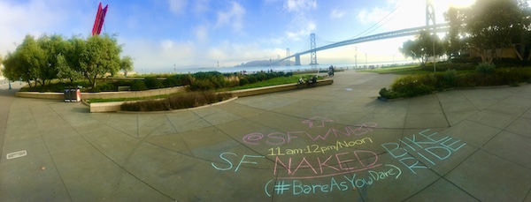 sfwnbr's tweet photo. The iconic SPRING Saturday 17 May #Bare2Breakers Weekenders’ World Naked Bike Ride & AfterParty is coming up just ahead right around the corner:
11am Gathering | 12pm/Noon Start
Rincon “Cupid’s Arrow” Park
The Embarcadero & Folsom Street
San Francisco🇺🇸USA
Get Ready to GiddyUp! https://t.co/xc1Ok1tSAN