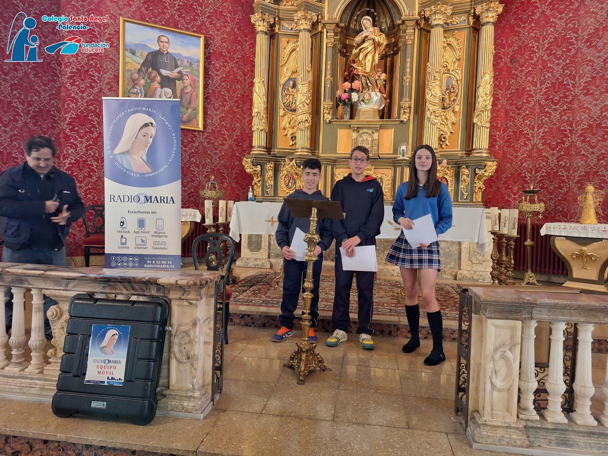 Colegio Santo Ángel (@santoangelpal) on Twitter photo Con entusiasmo y recogimiento, los alumnos de #2ºESO dirigieron el Santo Rosario desde la capilla del Colegio retransmitido por <a href="/RadioMariaSpain/">Radio María España</a>.Gracias por vuestra oración y compromiso con la fe #santoangelpalencia #yosoysantoangel #somoseducere <a href="/FundEducere/">Fundación Educere</a> <a href="/escacyl/">Escuelas Católicas Castilla y León 🧡</a> Con entusiasmo y recogimiento, los alumnos de #2ºESO dirigieron el Santo Rosario desde la capilla del Colegio retransmitido por <a href="/RadioMariaSpain/">Radio María España</a>.Gracias por vuestra oración y compromiso con la fe #santoangelpalencia #yosoysantoangel #somoseducere <a href="/FundEducere/">Fundación Educere</a> <a href="/escacyl/">Escuelas Católicas Castilla y León 🧡</a>