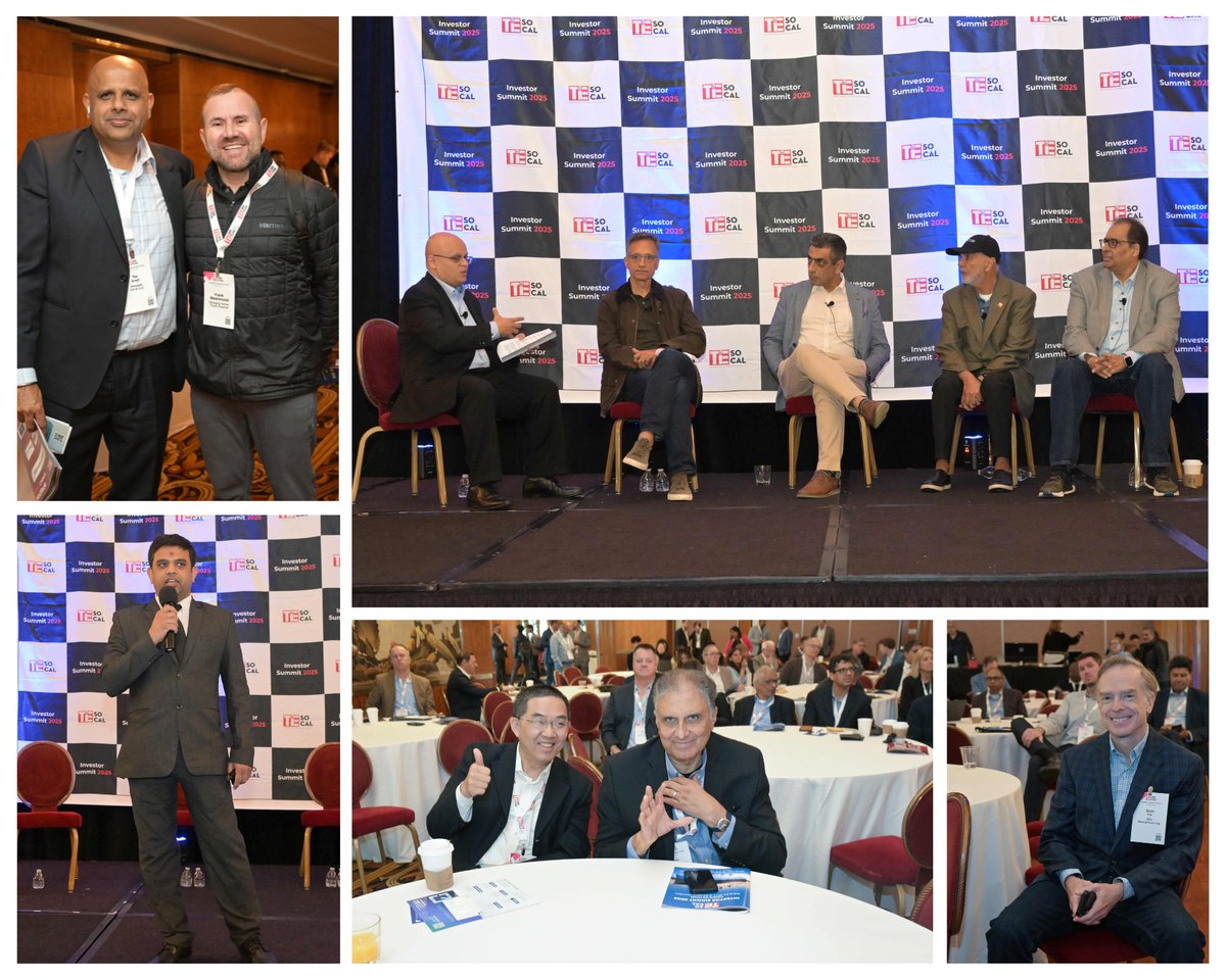 TiESoCal's tweet image. Reliving some of the key moments from the TiE SoCal Investor Summit.

It was inspiring to see so many passionate entrepreneurs and keen investors connecting. The conversations were buzzing all day at The Queen Mary.

#SoCalTech #VentureCapital #AngelInvesting #Innovation #TiE