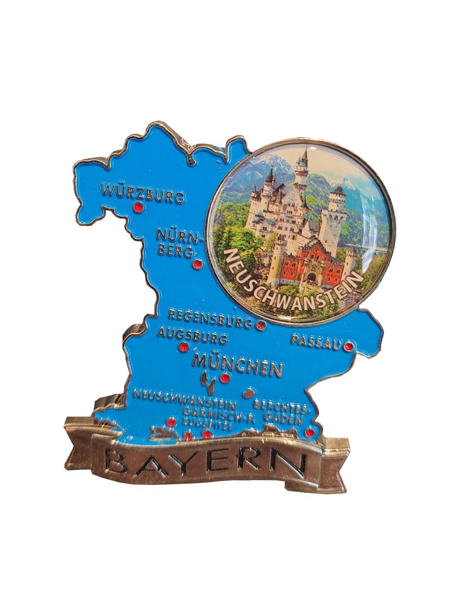 🧲 Bayern auf einen Blick!
Magnet mit Schloss Neuschwanstein, München, Zugspitze &amp; mehr – das perfekte Souvenir für Bayern-Fans!
👉 Jetzt online bei Allgäu Shopping: allgaeu-shopping.de
#Bayern #Souvenir #Magnet #Neuschwanstein #Zugspitze #Allgäu #AllgäuShopping