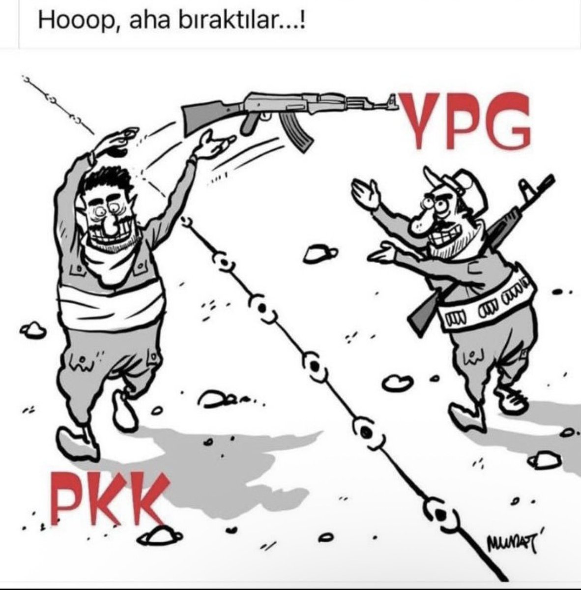 SİLAH BIRAKIYORLARMIŞ