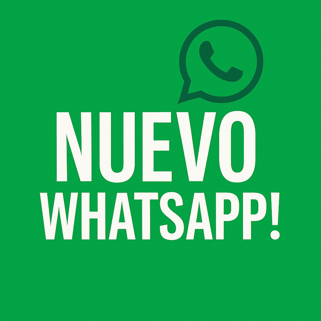 🚨 ATENCIÓN ‼️

Tenemos nuevo número de WhatsApp: 
👉🏼 602 - 006 - 883

Os dejamos el link directo para abrir directamente una conversación con nosotros: wa.me/34602006883