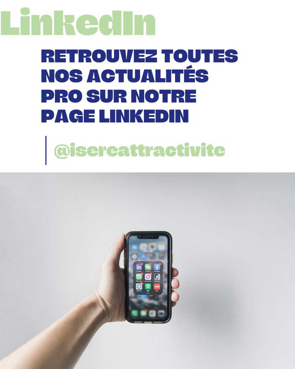 Nous vous donnons rendez-vous sur notre page LinkedIn pour retrouver toutes les actualités et projets de l'Agence.
Retrouvez-nous juste ici : linkedin.com/company/iserea…