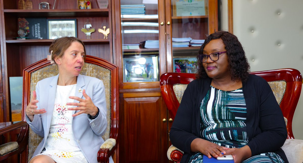 <a href="/EnviClimateC_Ke/">State Dept For Environment & Climate Change</a>, PS <a href="/Eng_F_Ngeno/">Dr. Eng. Festus K. Ng’eno, MIEK, CBS</a>, today hosted Amb. Madeleine Garlick, Director at One Carbon World Ltd, during a courtesy visit to his office aimed at exploring mutual collaboration and opportunities in the carbon market space #CarbonMarkets #SustainableDevelopment