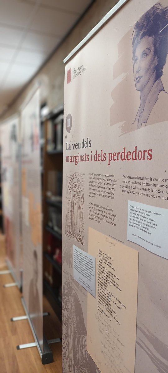 MARIA BENEYTO
Escriptora de l'any 2025

📕 Exposició: Maria Beneyto, Vida ferida de lletra
fins 14 de maig.
📗club de lecturà : La dona forta.
📘 Punt d'interés  #MariaBeneyto

col·labora <a href="/AVLoficial/">AVL</a> i <a href="/cobdcv/">COBDCV</a>