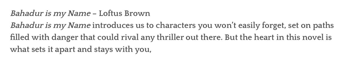 Loftus Brown (@loftusbrow99618) on Twitter photo A big thank you to literary agent <a href="/HellieOgden/">Hellie Ogden</a> of WME Agency for judging this year’s 2024 Exeter Novel Prize. I was thrilled to be a finalist and to see Hellie’s comments about my work: creativewritingmatters.co.uk/2024-exeter-no…. A big thank you to literary agent <a href="/HellieOgden/">Hellie Ogden</a> of WME Agency for judging this year’s 2024 Exeter Novel Prize. I was thrilled to be a finalist and to see Hellie’s comments about my work: creativewritingmatters.co.uk/2024-exeter-no….