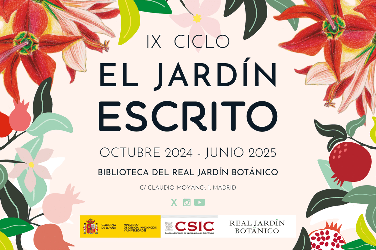 REAL JARDÍN BOTÁNICO (@rjbotanico) on Twitter photo 📚 El lunes 19 mayo a las 18h, Vicente Todolí presenta en el <a href="/RJBOTANICO/">REAL JARDÍN BOTÁNICO</a> <a href="/CSIC/">CSIC</a> su libro Quisiera crear un jardín (y verlo crecer). Ciclo #JardínEscrito de <a href="/Biblioteca_RJB/">Biblioteca RJB-CSIC</a> .
📍 Salón de Actos (presentación signada LES) y💻 Streaming
<a href="/FECYT_Ciencia/">FECYT</a>
🔗 qrcd.org/8ft6 📚 El lunes 19 mayo a las 18h, Vicente Todolí presenta en el <a href="/RJBOTANICO/">REAL JARDÍN BOTÁNICO</a> <a href="/CSIC/">CSIC</a> su libro Quisiera crear un jardín (y verlo crecer). Ciclo #JardínEscrito de <a href="/Biblioteca_RJB/">Biblioteca RJB-CSIC</a> .
📍 Salón de Actos (presentación signada LES) y💻 Streaming
<a href="/FECYT_Ciencia/">FECYT</a>
🔗 qrcd.org/8ft6