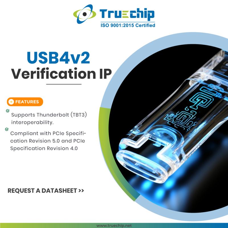 TruechipS's tweet image. You&apos;ve designed an incredible USB4v2-based product, but verification hurdles, debugging complexities, compliance risks, and time-to-market pressure are slowing you down. 

Our #USB4v2 Verification IP ensures seamless compliance, faster debugging with TruEYE™ GUI

#verificationip