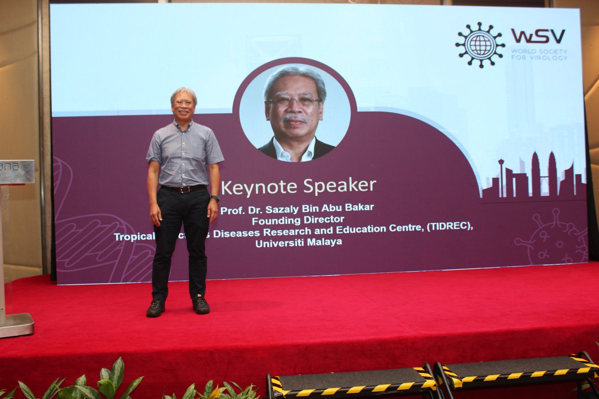 WSVirology's tweet image. In #WSV2025 , hosted by @NibmMalaysia
🕷️ A powerful talk at #WSV2025 by Prof. #Sazaly_Abu_Bakar -Director, TIDREC,@unimalaya
"Tick-Borne Diseases: An Emerging Under-Appreciated Threat"
He revealed his lab has multiple tick cell lines, for deeper vector-pathogen research. 🧬🔬