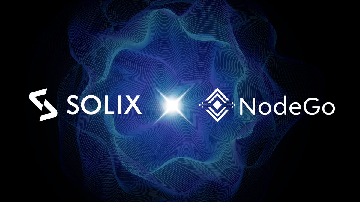 solixdepin's tweet image. We’re excited to announce a strategic partnership between Solix and @NodeGoAI — a next-gen decentralized computing network enabling users to monetize idle CPU, GPU, and bandwidth for scalable AI, Web3, and enterprise applications.

🌐 NodeGo is redefining how computing power is…