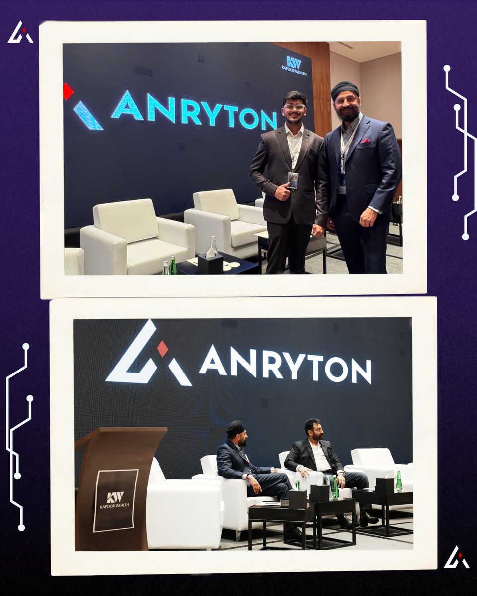 AnrytonTech's tweet image. What an electrifying weekend at the Kapoor Wealth Partners event in Abu Dhabi! 
 
The energy was palpable as global leaders explored how quantum-resistant blockchain is reshaping data security.
From protecting healthcare records to securing genomic data, the discussions lit the…