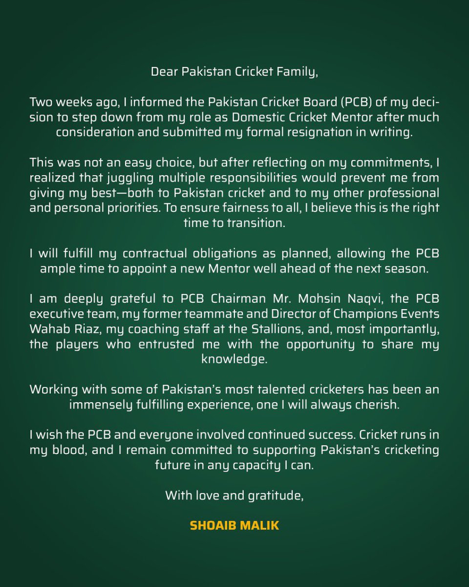 Grateful to PCB for the opportunity but it’s time to move on from my role as a Mentor! 😊

Thank you for your support! 💚