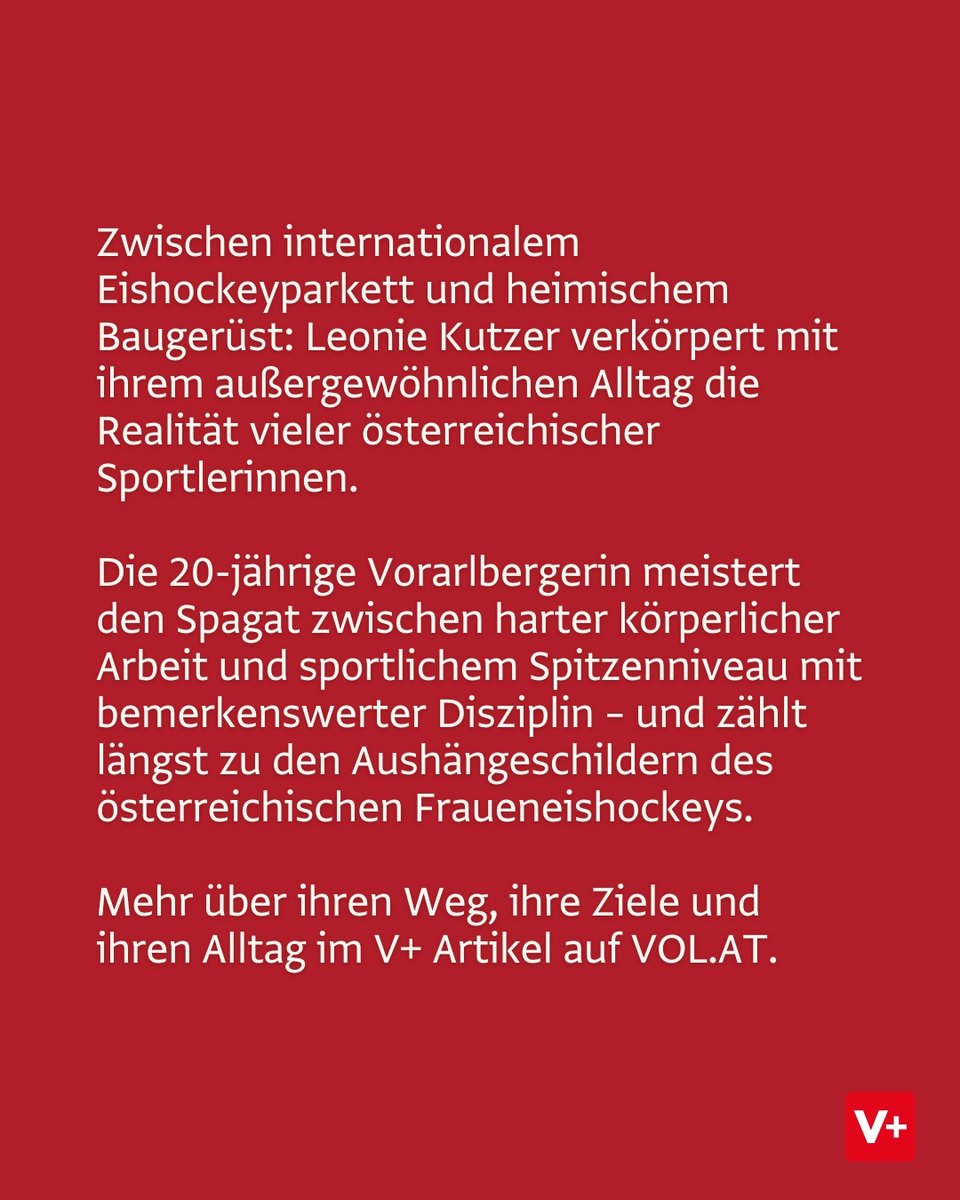 Mit 20 Jahren zählt sie zu den großen Versprechen im heimischen Eishockey. Halb Dachdeckerin, halb Nationalteamspielerin – Leonie Kutzer lebt einen Alltag, der so ungewöhnlich wie beeindruckend ist. Mehr dazu: bit.ly/42UZGJH