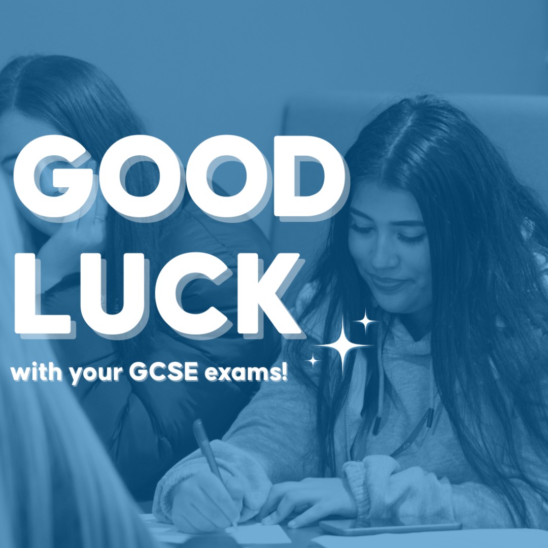 Good luck to any of our students who are taking their GCSE exams this week✨