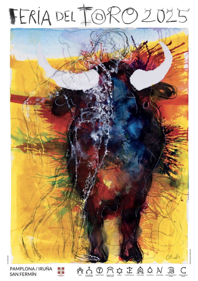 El artista Miquel Barceló diseña el cartel de la Feria del Toro de San Fermín en Pamplona