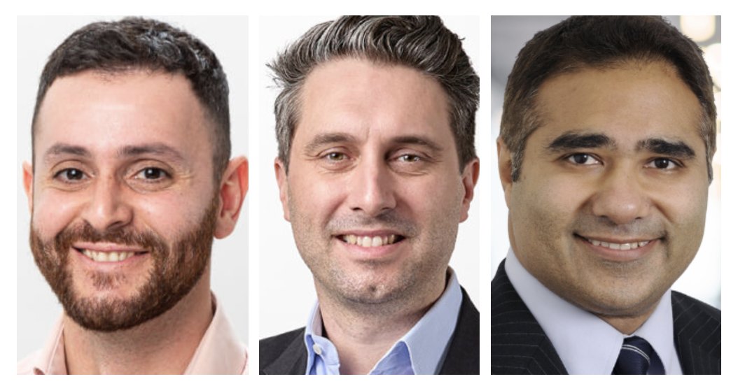 ESReport's tweet image. Eku Energy secures £145m in debt financing for UK BESS - click here:
hubs.la/Q03m9vvM0
Pictured: Elias Saba & Daniel Burrows (Eku Energy) and Mahu Raval (SmartestEnergy)
#energystorage #batterystorage #uk #finance