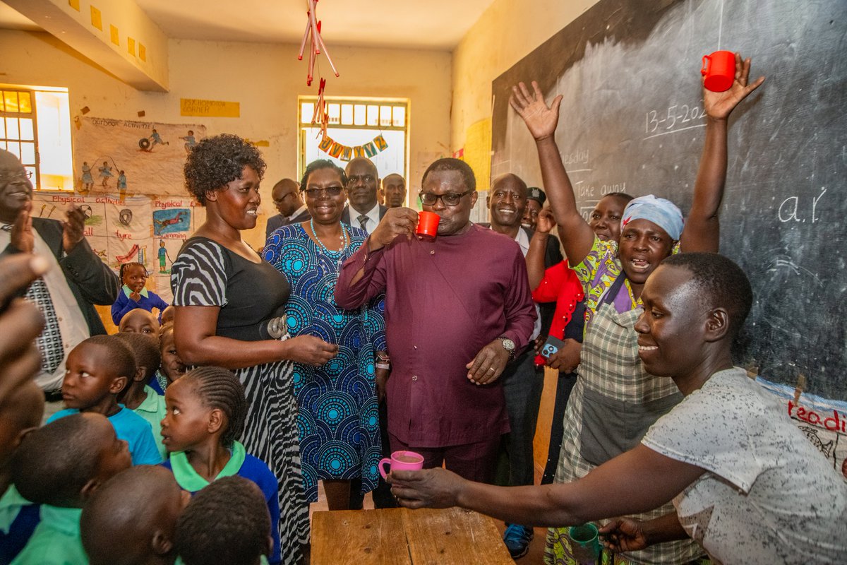 A few weeks after launching the free County Feeding Program for our Early Childhood  (ECDE) Learners across Bungoma, I made an impromptu visit to Mupeli Primary School today.
