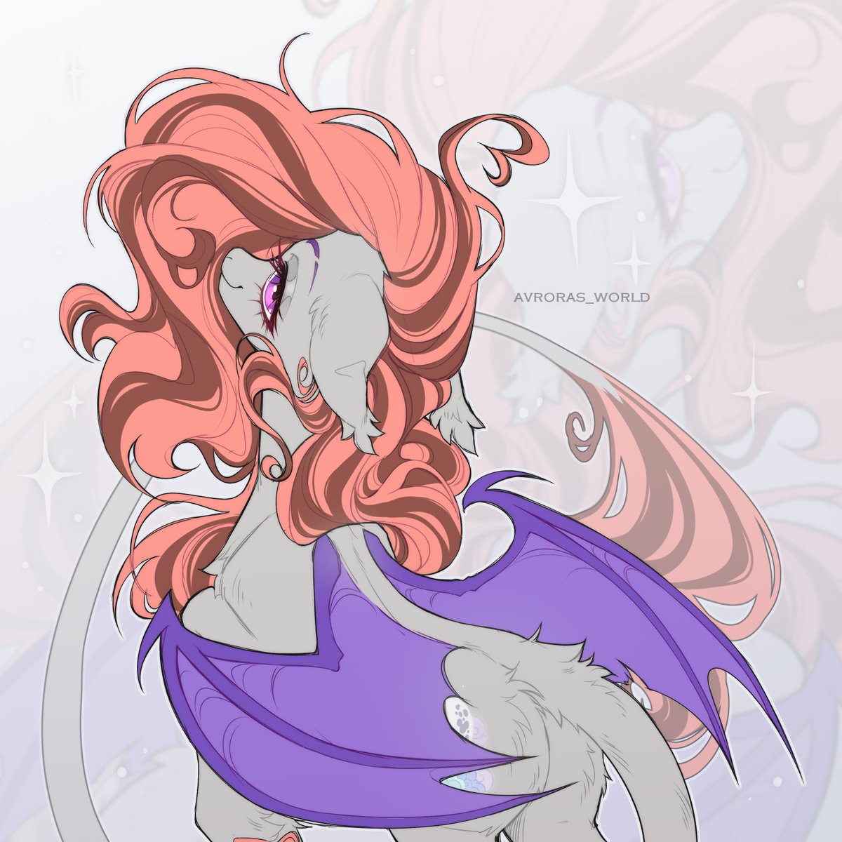 avroras_world's tweet image. Fluffy bat
#art #digitalart #pony #mlp #oc #Commission