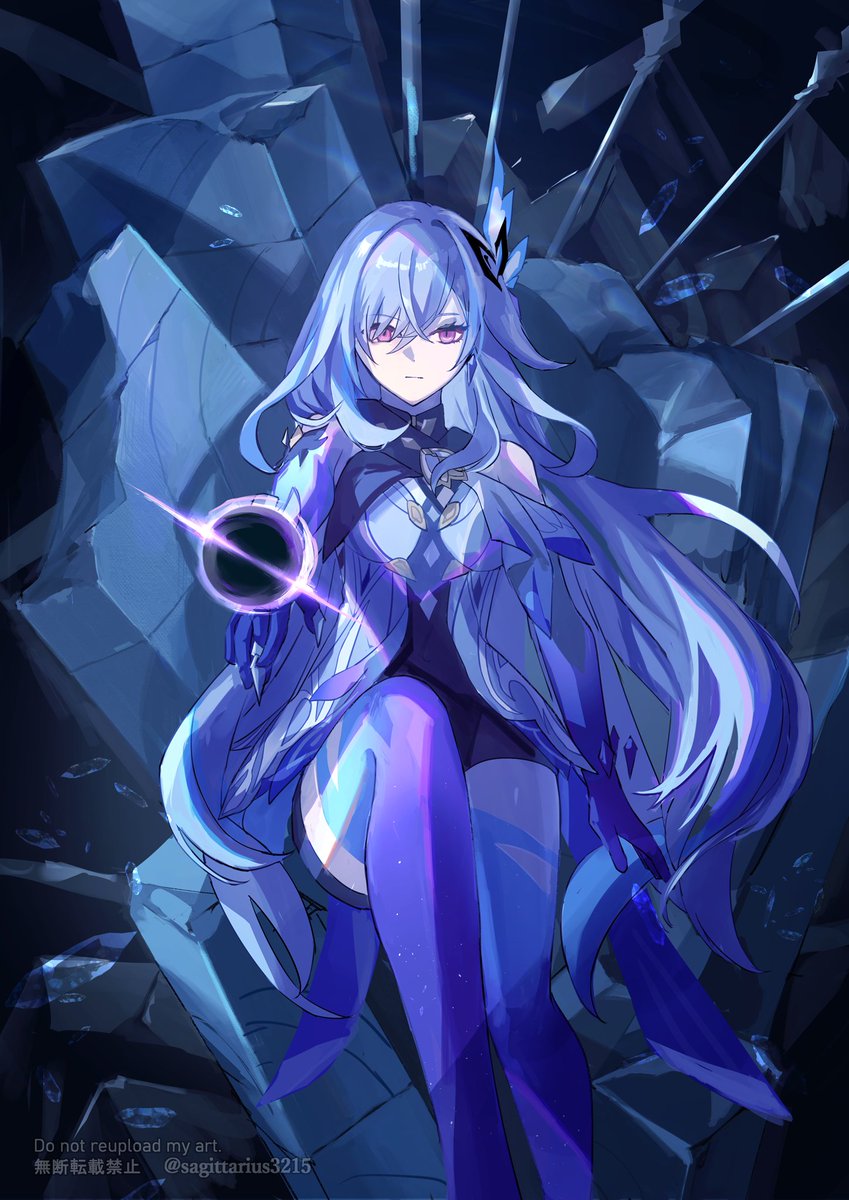 sagittarius3215's tweet image. 💜💜💜スカーク師匠ありがとう🩵🩵🩵
#GenshinImpact #Skirk