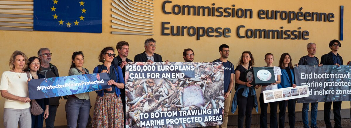 Seas At Risk (@seasatrisk) on Twitter photo 📢Today representatives of small-scale fishers, scientists, citizens & civil society handed in a petition to <a href="/CostasKadis/">Costas Kadis</a> signed by over 250,000 European citizens✍️, calling to #EndBottomTrawling in #MPAs. 🐠#ProtectedMeansProtected
👉seas-at-risk.org/press-releases…
#PressRelease 📢Today representatives of small-scale fishers, scientists, citizens & civil society handed in a petition to <a href="/CostasKadis/">Costas Kadis</a> signed by over 250,000 European citizens✍️, calling to #EndBottomTrawling in #MPAs. 🐠#ProtectedMeansProtected
👉seas-at-risk.org/press-releases…
#PressRelease