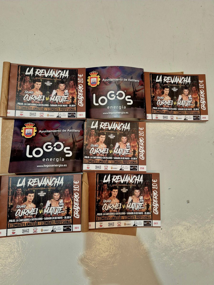 Ya tenemos las entradas disponibles en el gimnasio y en los diferentes puntos de venta anticipada para el veladon del sábado 24 de mayo en el Polideportivo de la "La Cantábrica" en Astillero 

No te quedes sin la tuya!!