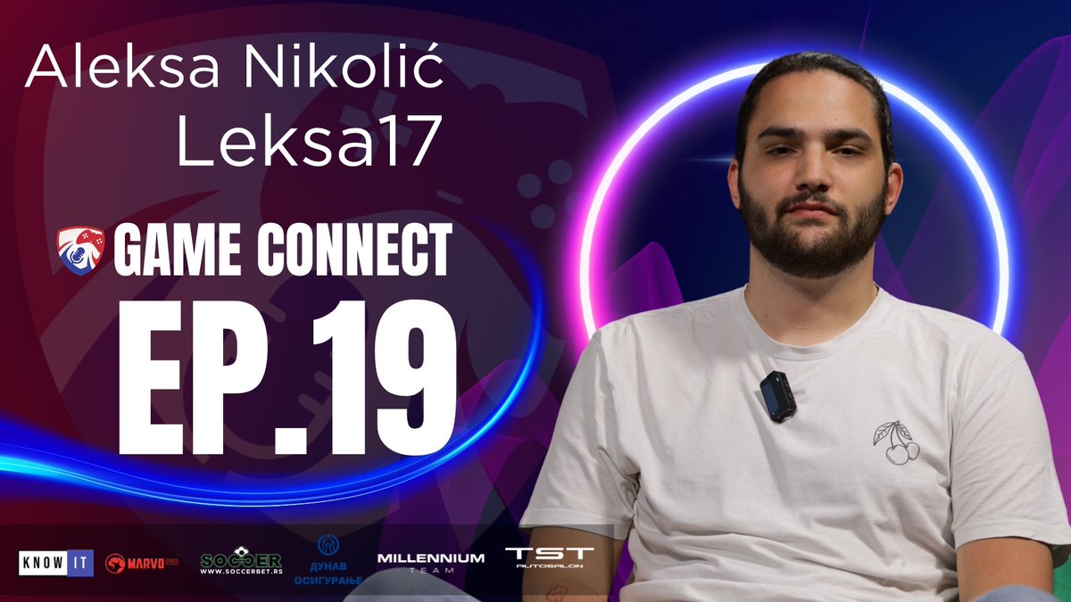 Veliku dobrodošlicu u našem studiju želimo TikTok zvezdi Aleksi "<a href="/leksa_17/">leksa17</a>" Nikoliću koji je 19. po redu gost Game Connect podcasta! 👀

Epizoda je dostupna na našem YouTube kanalu 🫡