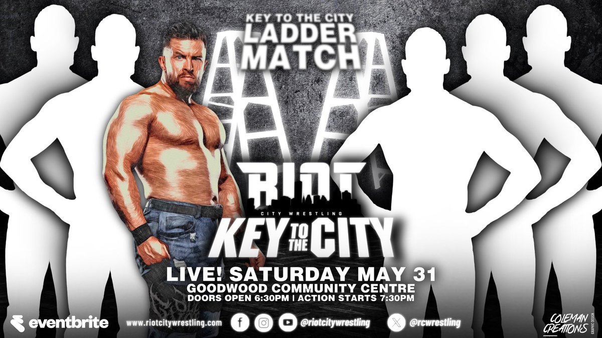Riot City Wrestling (@rcwrestling) on Twitter photo The Muscle Mercenary became the first individual to declare themselves for the Key to the City Ladder Match!
Will <a href="/DeanBradyCCB/">Dean Brady</a> bring a guaranteed Championship opportunity to the Old Guard?
π« Tickets officially on sale at
<a href="/eventbrite/">Eventbrite</a> NOW!
π rcwkeytothecity2025.eventbrite.com.au
#RCWKTTC The Muscle Mercenary became the first individual to declare themselves for the Key to the City Ladder Match!
Will <a href="/DeanBradyCCB/">Dean Brady</a> bring a guaranteed Championship opportunity to the Old Guard?
π« Tickets officially on sale at
<a href="/eventbrite/">Eventbrite</a> NOW!
π rcwkeytothecity2025.eventbrite.com.au
#RCWKTTC