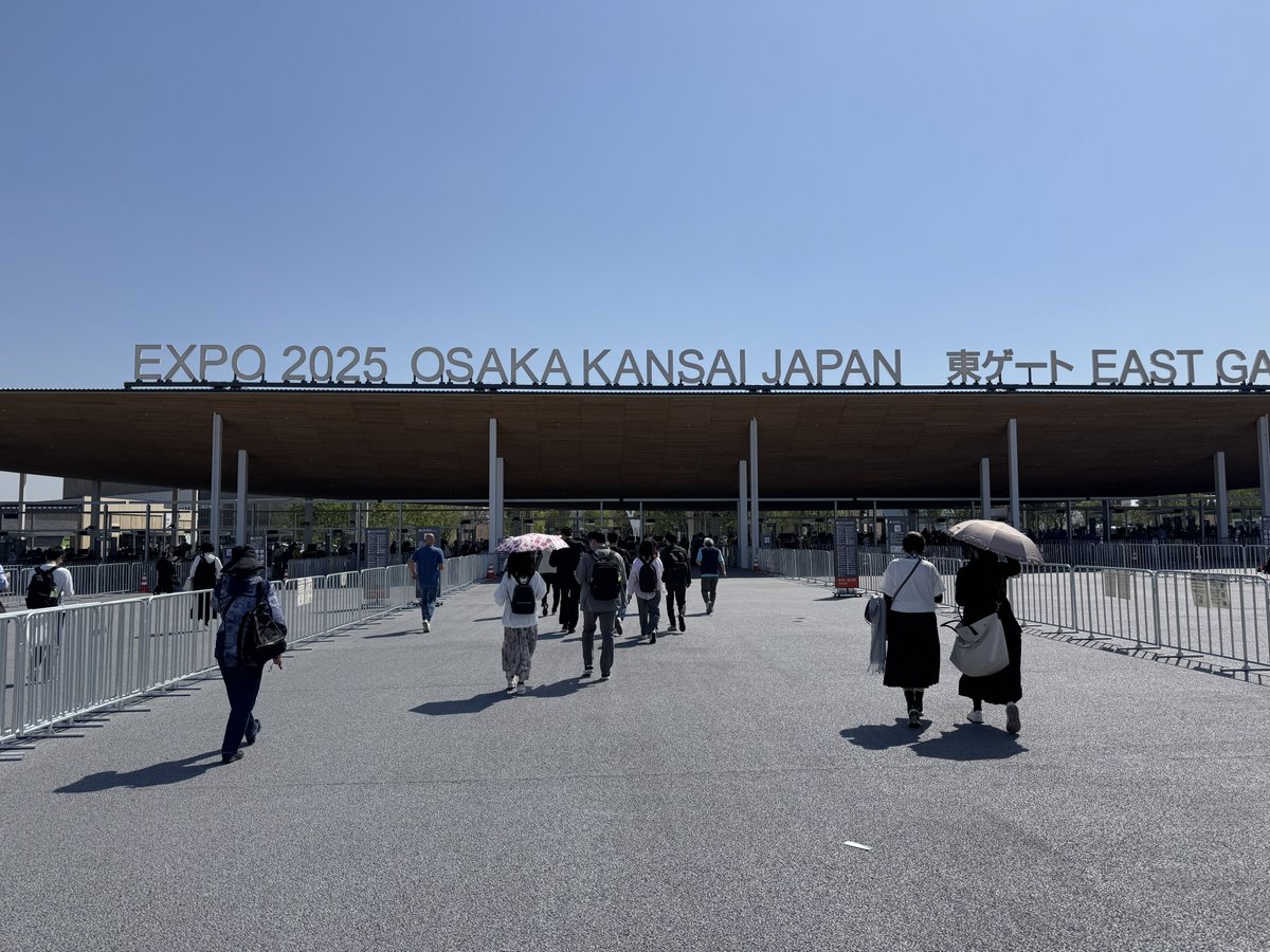 今日で万博開幕1ヶ月。一応皆勤維持😁パビリオンは191ヶ所全制覇！あと5ヶ月間悔いのないように通い続けます😊