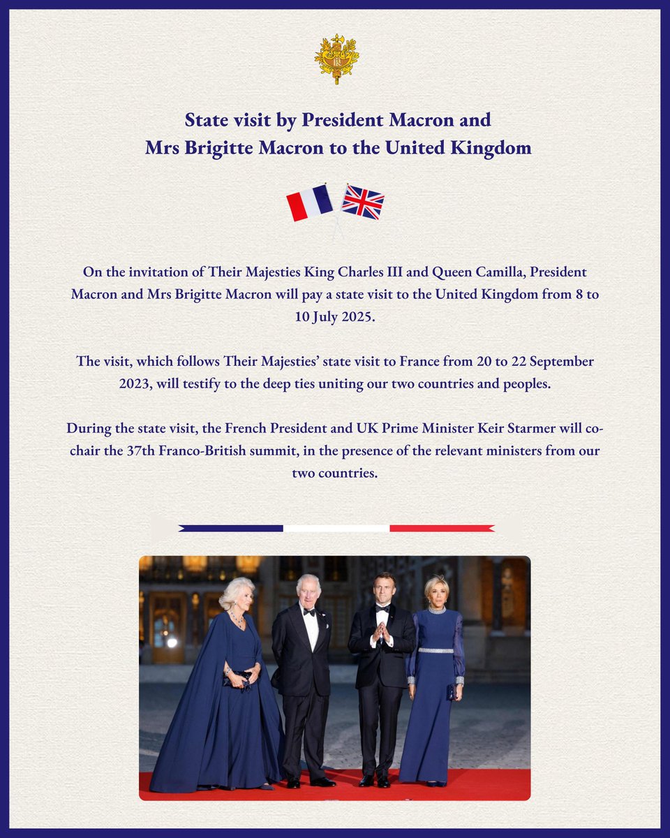 French Embassy UK🇫🇷🇪🇺 (@franceintheuk) on Twitter photo State visit by 🇫🇷 President <a href="/EmmanuelMacron/">Emmanuel Macron</a> and Mrs Brigitte Macron to the United Kingdom. 🇫🇷🤝🇬🇧 State visit by 🇫🇷 President <a href="/EmmanuelMacron/">Emmanuel Macron</a> and Mrs Brigitte Macron to the United Kingdom. 🇫🇷🤝🇬🇧