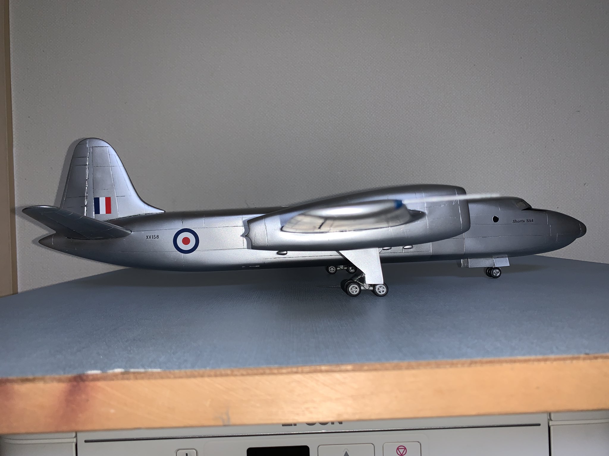 RE8 Vintage Aircraft Profile Artwork, A3 Print of First