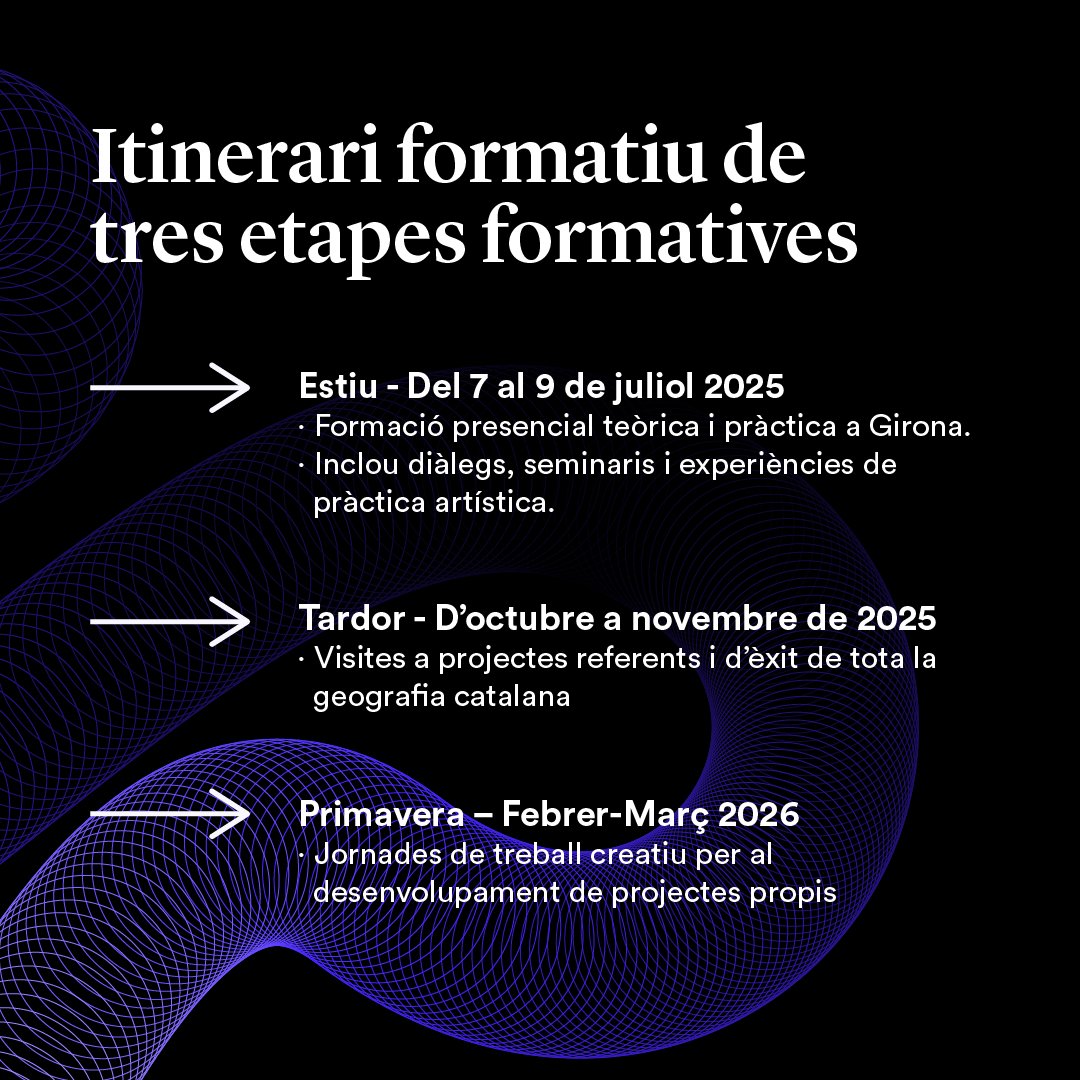 #UNIVERSART

Sota el lema "Arts, educació i comunitat: prepara't per liderar el canvi", impulsem Univers'Art 🎓: un model formatiu innovador adreçat a professionals de l'educació, la cultura i les arts en general que vulguin exercicir com a "connectors culturals".