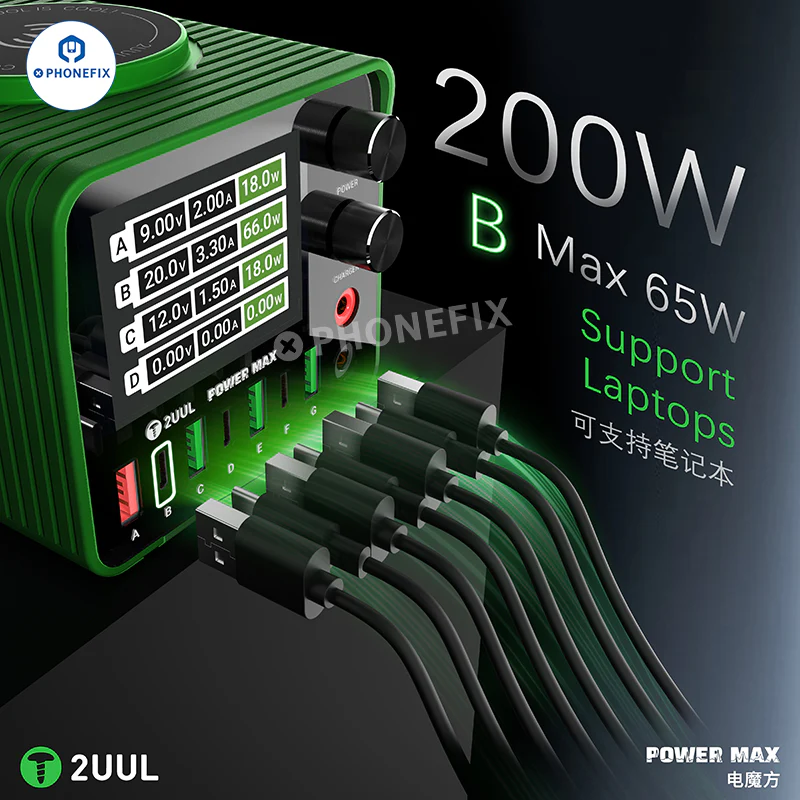 weikexiu's tweet image. 내장된 고속 충전 및 무선 기능으로 기기에 전원을 공급하는 것이 그 어느 때보다 간편해졌습니다. 무슨 일이 있어도 항상 준비된 상태를 유지하세요.

#2UUL #PC01 #전원 #충전기 #조절 가능 #전압 #전원 #공급 #휴대폰수리 #DIY수리도구 #전압조절 #일체형충전기 #파워스테이션 #무선충전 #고속충전