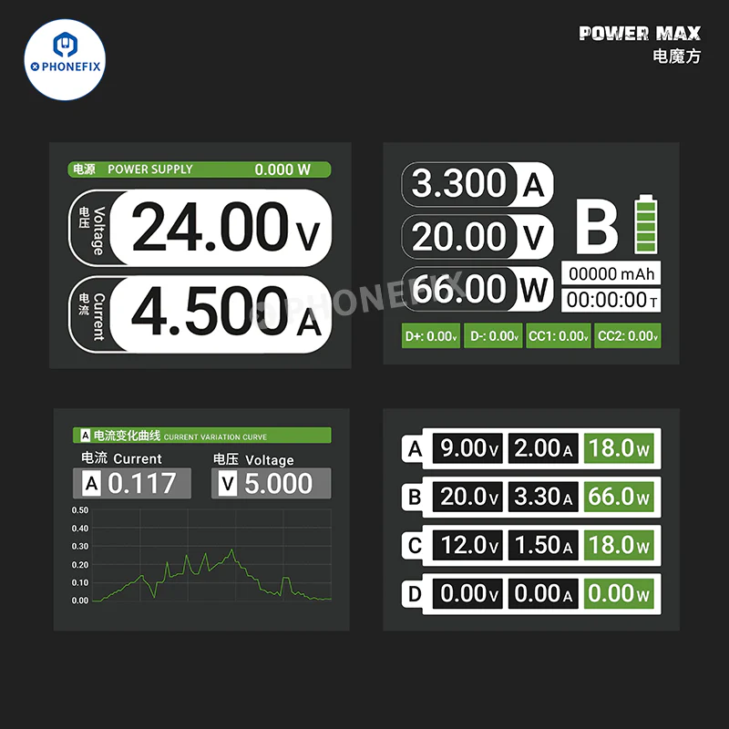 weikexiu's tweet image. 내장된 고속 충전 및 무선 기능으로 기기에 전원을 공급하는 것이 그 어느 때보다 간편해졌습니다. 무슨 일이 있어도 항상 준비된 상태를 유지하세요.

#2UUL #PC01 #전원 #충전기 #조절 가능 #전압 #전원 #공급 #휴대폰수리 #DIY수리도구 #전압조절 #일체형충전기 #파워스테이션 #무선충전 #고속충전