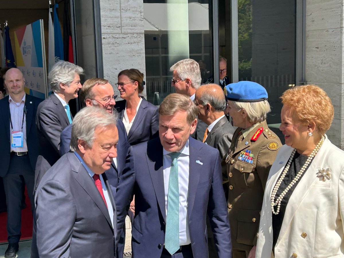 UN Spokesperson (@un_spokesperson) on Twitter photo Secretary-General <a href="/antonioguterres/">António Guterres</a> arrived at the #pkministerial in Berlin where he was greeted by Federal Minister of Foreign Affairs Mr. Johann Wadephul <a href="/GermanyDiplo/">GermanForeignOffice</a>. Secretary-General <a href="/antonioguterres/">António Guterres</a> arrived at the #pkministerial in Berlin where he was greeted by Federal Minister of Foreign Affairs Mr. Johann Wadephul <a href="/GermanyDiplo/">GermanForeignOffice</a>.