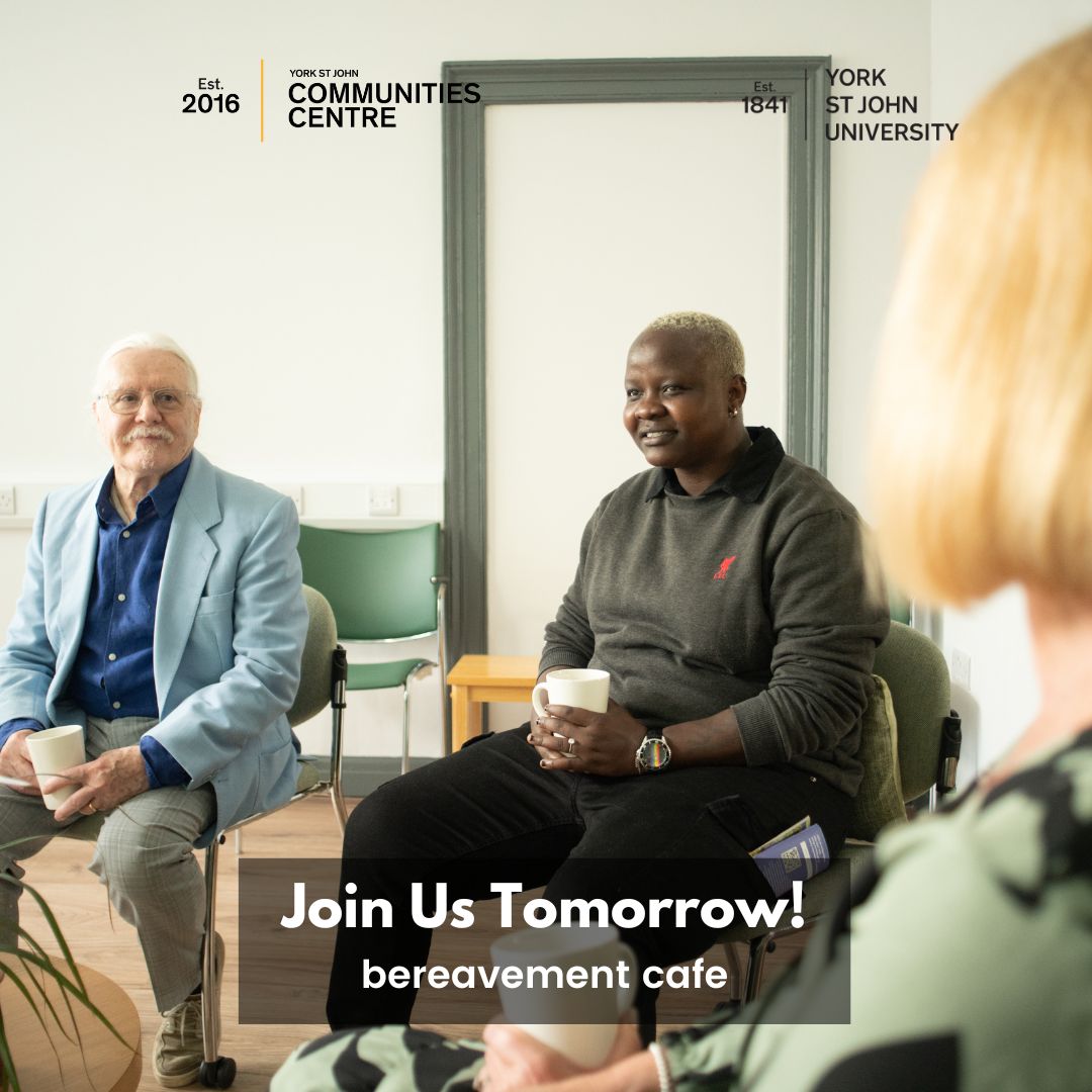 “It’s a very welcoming, calm space"

“It was my first time sharing in a group situation &amp; I found it really helpful.”

If you're navigating grief or supporting someone who is, join us tomorrow at our Bereavement Café.

🔗 fb.me/e/CDRvLv5Ef

No need to book — just drop in!