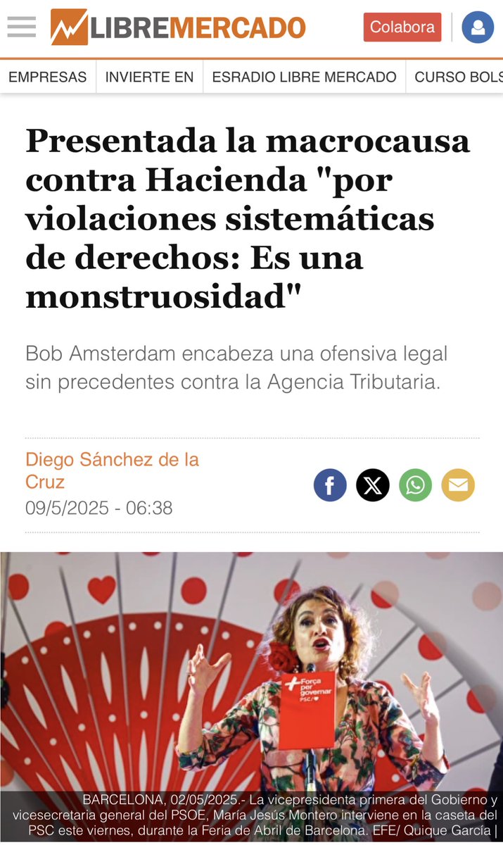 Capitana_espana's tweet photo. Lo que intentan tapar con los WhatsApp y la persecución de tuiteros anónimos:

🔴El famoso despacho norteamericano Amsterdan and Partners LLP inicia una macro causa contra la Hacienda española. La acusa de prácticas abusivas, autoritarias y contrarias al Estado de Derecho.💥 https://t.co/NNeDyx517u