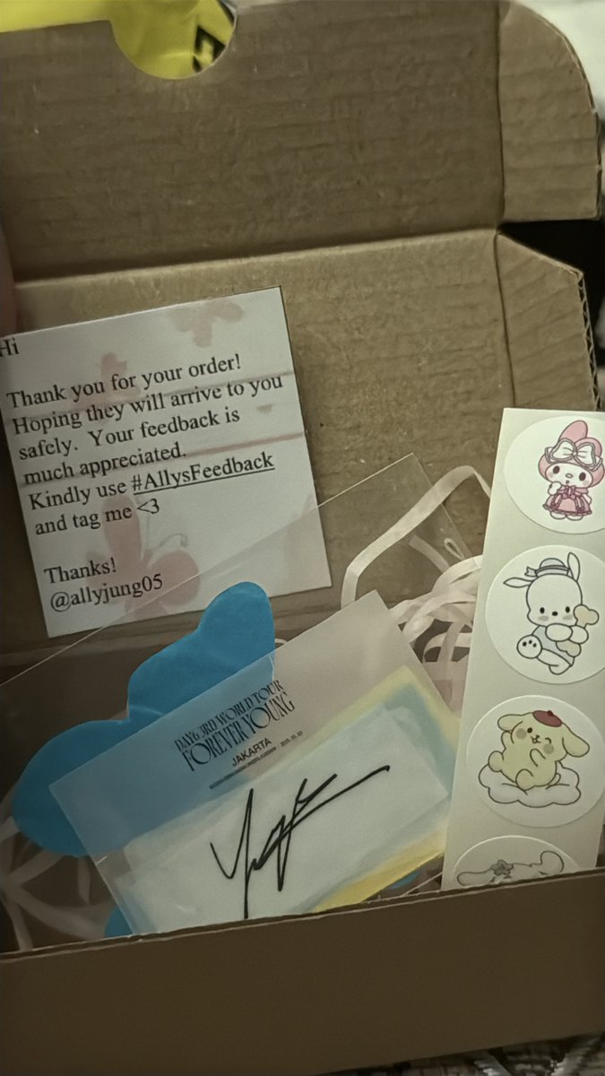 xnecart's tweet photo. 📦 from @AllyJung05 
Thank you so much po hihi 
#AllysFeedback https://t.co/w4wwi5jn7P