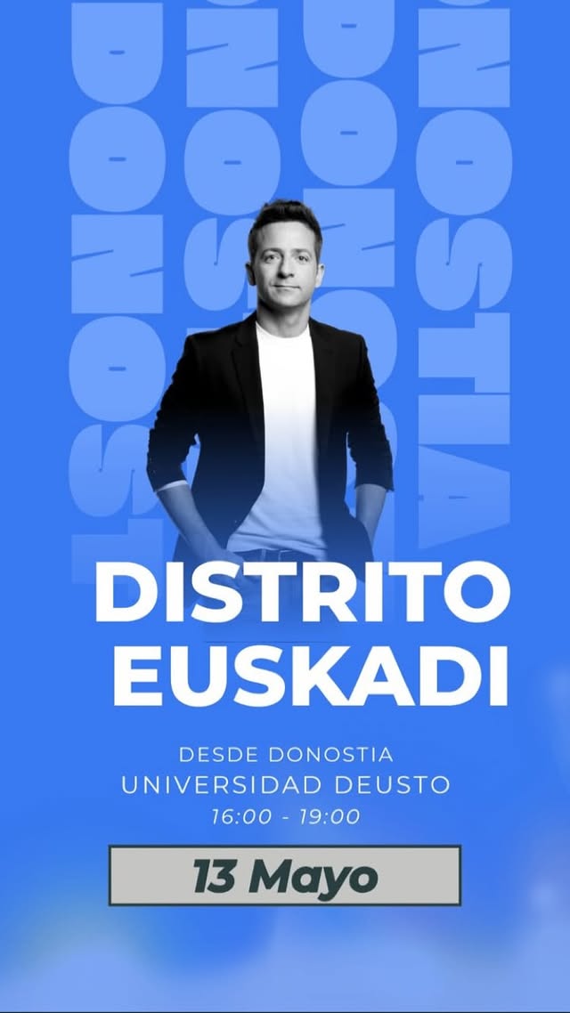 Distrito Euskadi (@distritoeuskadi) on Twitter photo 🪧 Este martes programa especial en directo desde la Universidad de <a href="/deusto/">Universidad Deusto - Deustuko Unibertsitatea</a> en #Donostia.
📻 Síguelo en directo en <a href="/GUAUgureaudioa/">GUAU gure audioa</a> : guau.eus/m/radio-euskadi 🪧 Este martes programa especial en directo desde la Universidad de <a href="/deusto/">Universidad Deusto - Deustuko Unibertsitatea</a> en #Donostia.
📻 Síguelo en directo en <a href="/GUAUgureaudioa/">GUAU gure audioa</a> : guau.eus/m/radio-euskadi