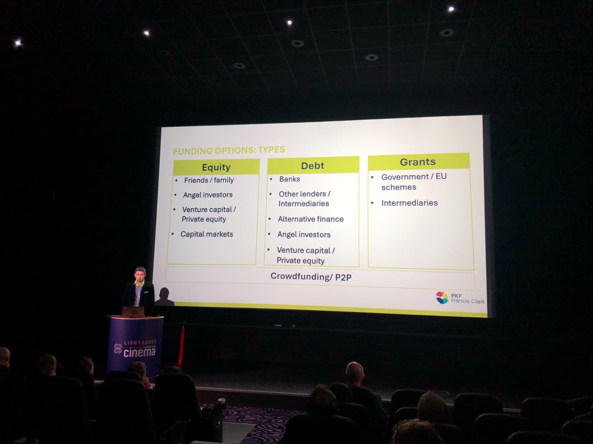 CWLSpaceCluster's tweet image. Great to be at the PKF Francis Clark Finance in Cornwall event today - learning about the latest in grant, debt & equity finance.
If you're looking for working capital or to raise funds the we can connect you 👉 cornwallspacecluster.pulse.ly/r8zbk2j6jo
#CornwallSpaceCluster #FinanceInCornwall