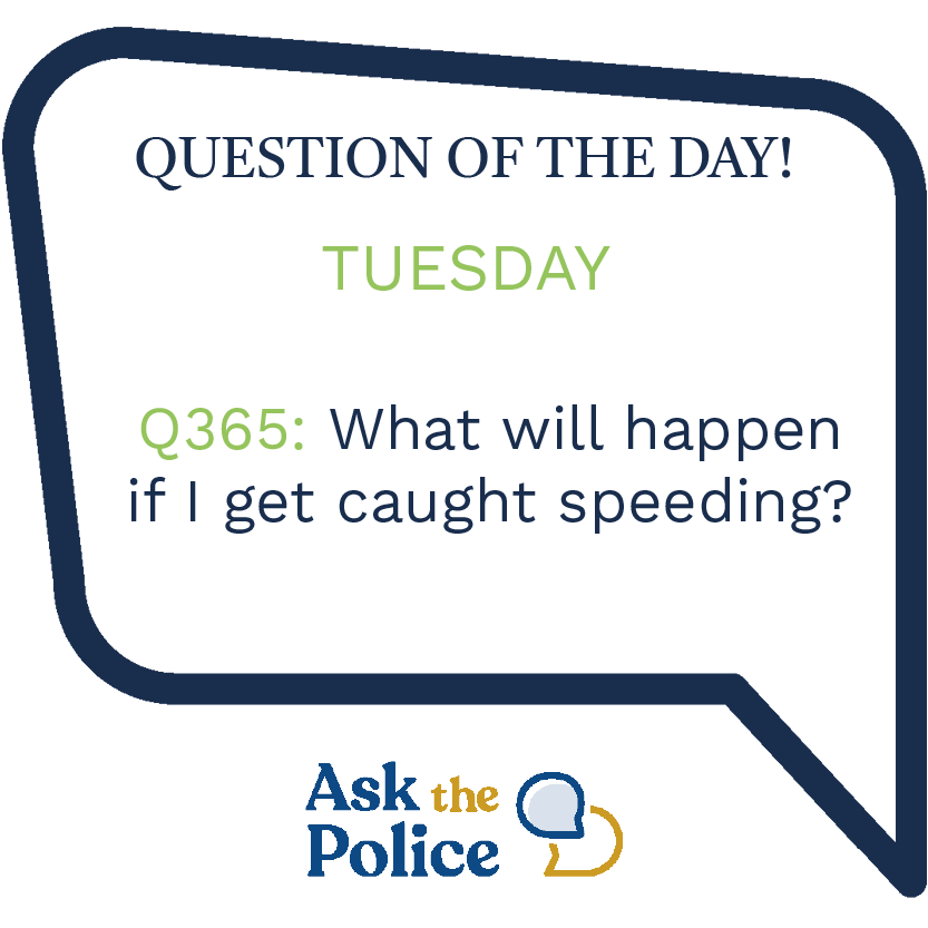 🚘 If you're caught speeding, depending on the speed at which you were travelling, you may be given:

◾ a warning, 
◾an invitation to attend a Speed Awareness Course,
◾an endorsable fixed penalty notice/traffic offence report,
◾a summons for court

🔗: askthe.police.uk/faq/?id=f38e90…