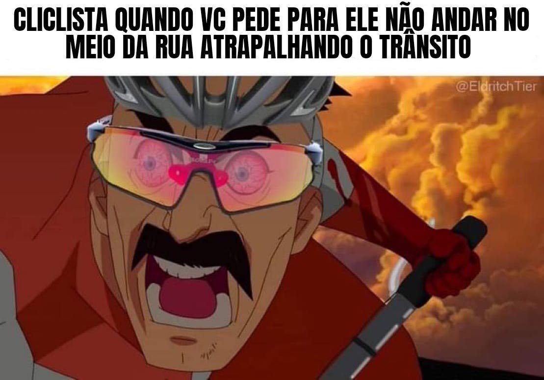 ZanfaVive's tweet photo. "tenho o mesmo direito que você de usar essa via pública" https://t.co/ssw1pt5KOt