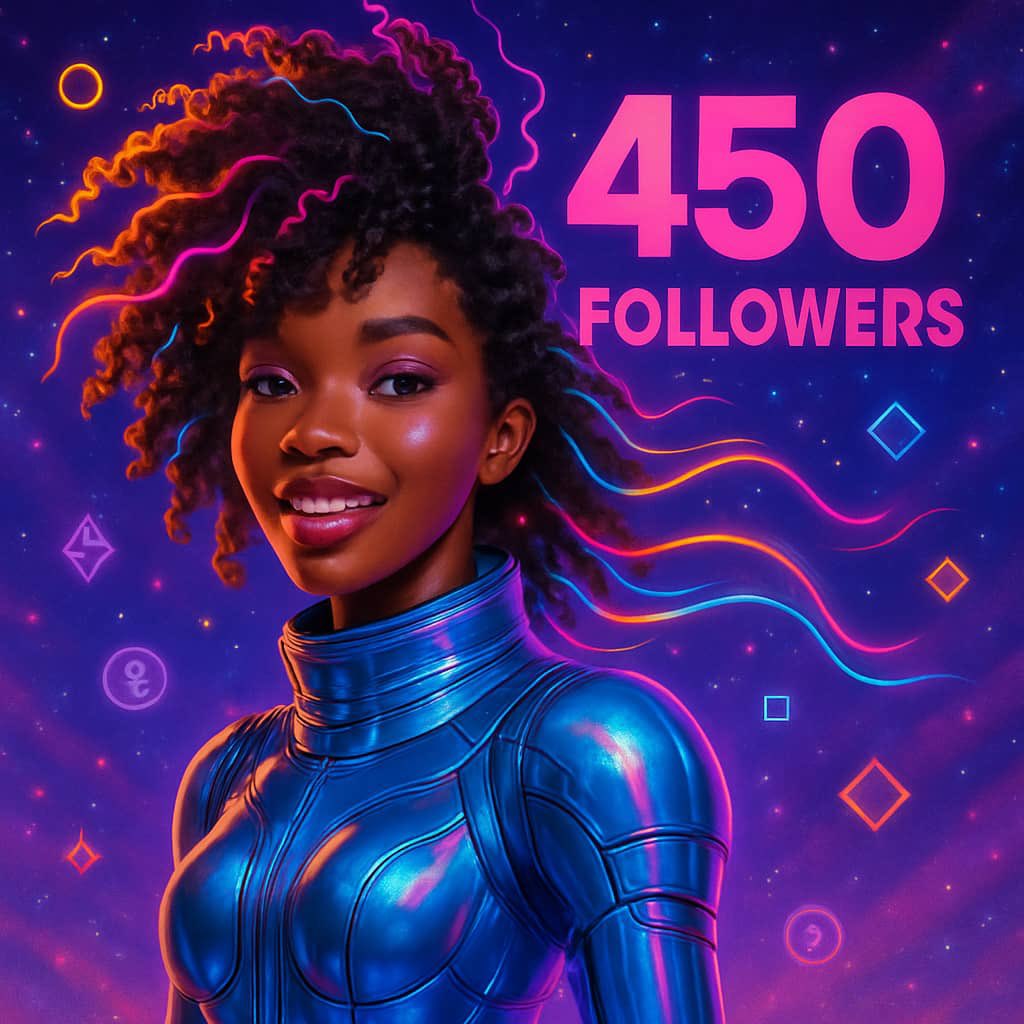 450 and counting!

Grateful for every follow, every like , every moment. Let’s keep growing and growing together