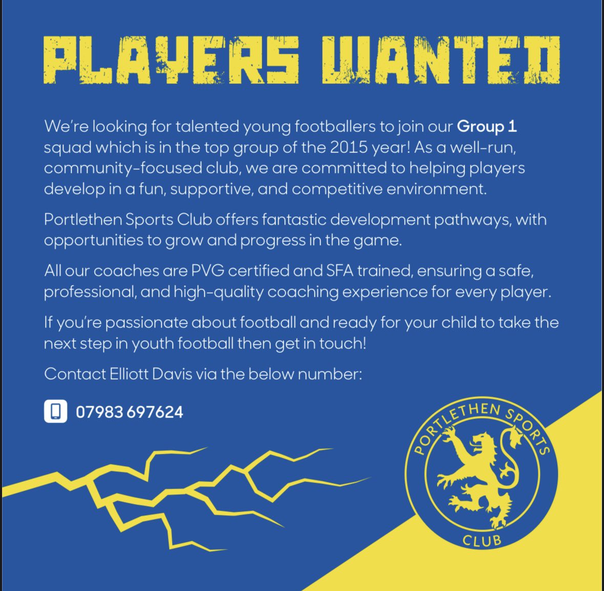 Portlethen SC tweet media