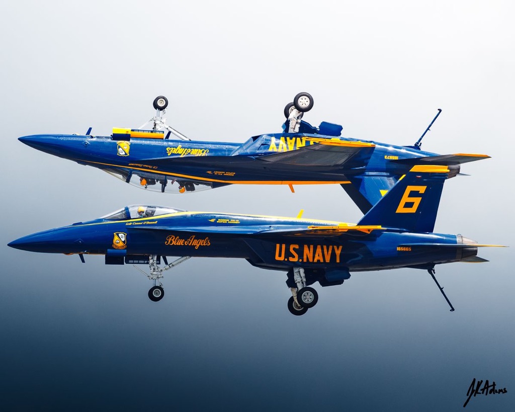 A day and a view I will never forget!

What an amazing photo of me on the day - the Blue Angels work to an incredible level of precision - if in doubt evidence attached.

📸 <a href="/jkadamsphoto/">JK Adams</a>