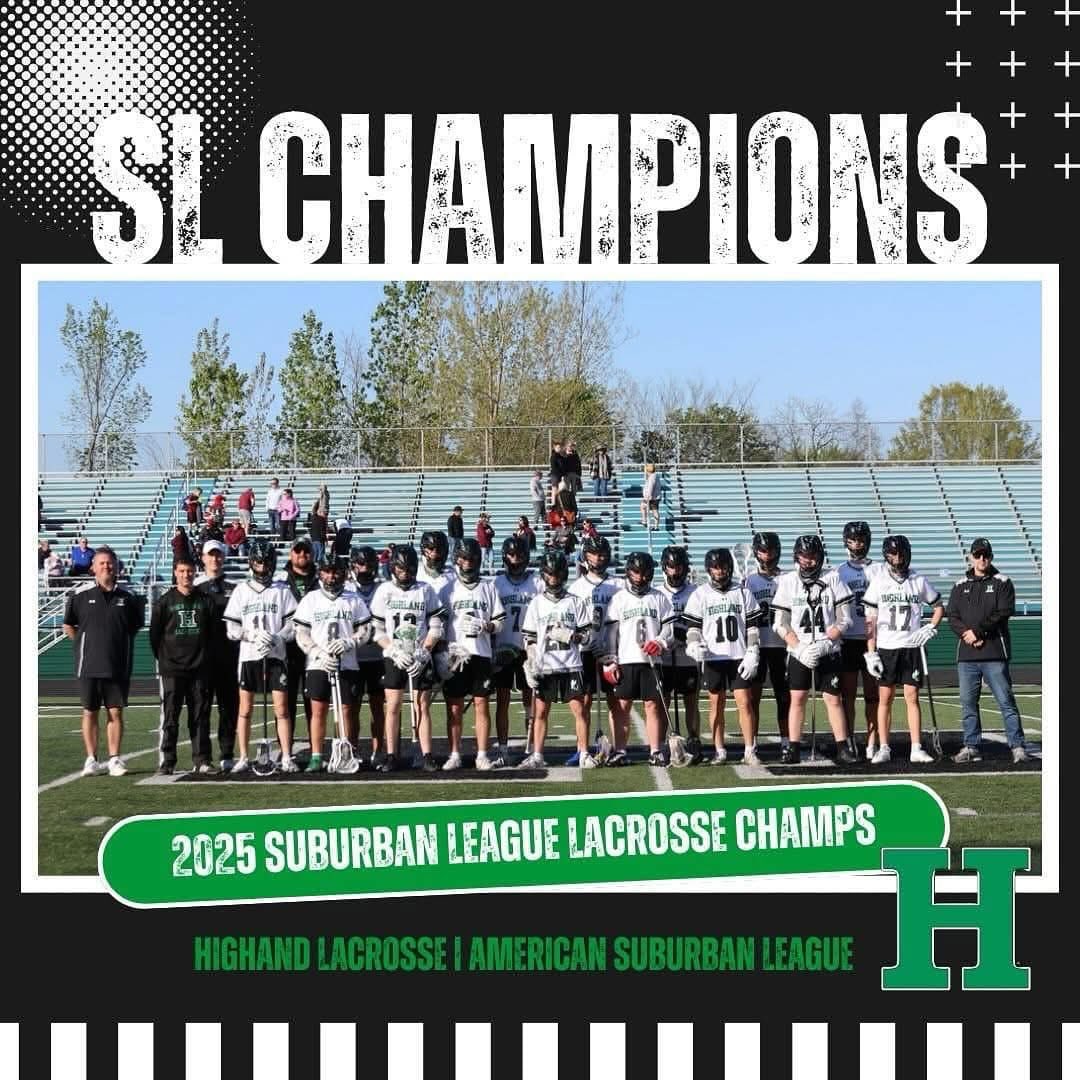 Suburban league title for our multi sport athletes on the lacrosse field! #domination