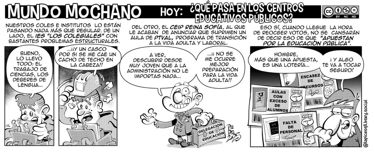 ¿Qué pasa en los centros educativos públicos?

Mundo Mochano, lo clava una vez más.

#Antequera